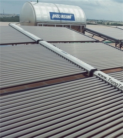 Hệ thống máy nước nóng năng lượng mặt trời tại BV Mỹ Phước